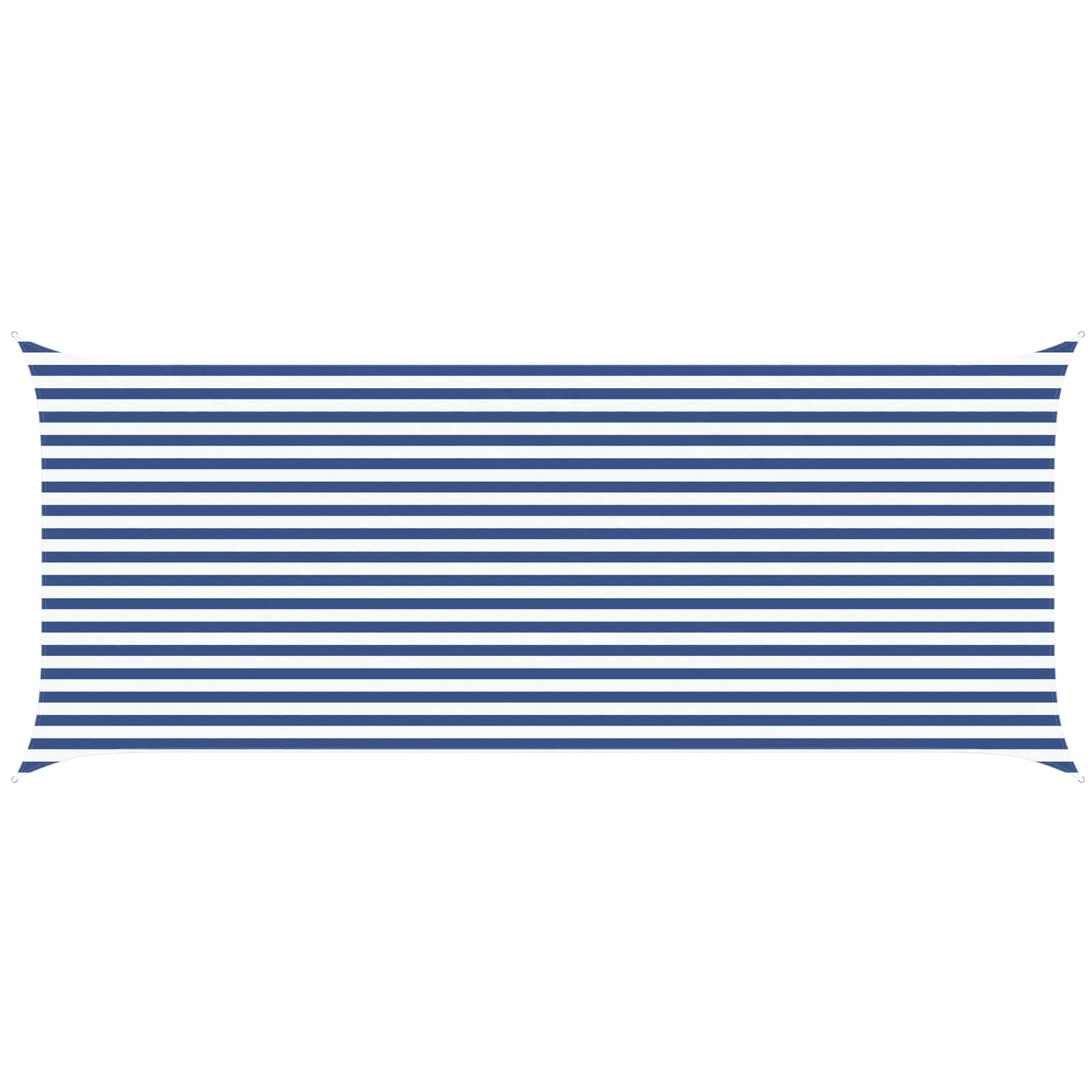 Zonneschaduwzeil Blauw en Wit 6 x 2,5 m 100% Polyester Oxford image 2