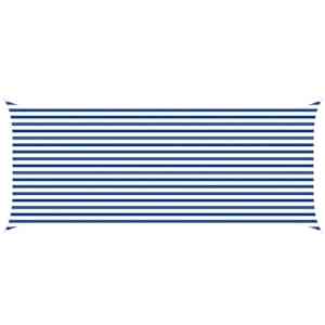 Sluneční plachta Modrá a bílá 6 x 2,5 m 100% polyester Oxford - obrázek 2