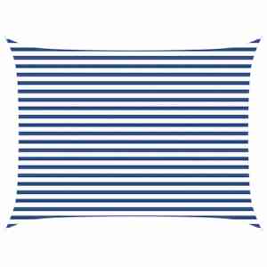 Sluneční plachta Modrá a bílá 4 × 3 m 100% polyester Oxford - obrázek 2
