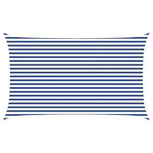 Sluneční plachta Modrá a bílá 5 x 3 m 100% polyester Oxford - obrázek 2