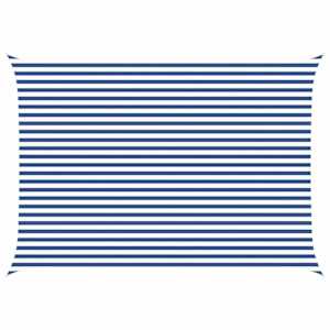 vidaXL P&auml;ikesepuri Sinine ja Valge 5 &times; 3,5 m 100% pol&uuml;ester Oxford