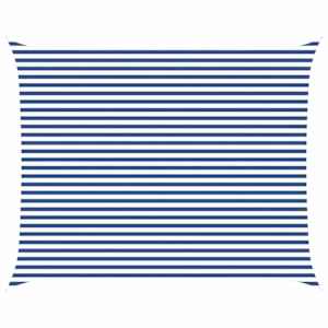 Sluneční plachta Modrá a bílá 5 x 4 m 100% polyester Oxford - obrázek 2