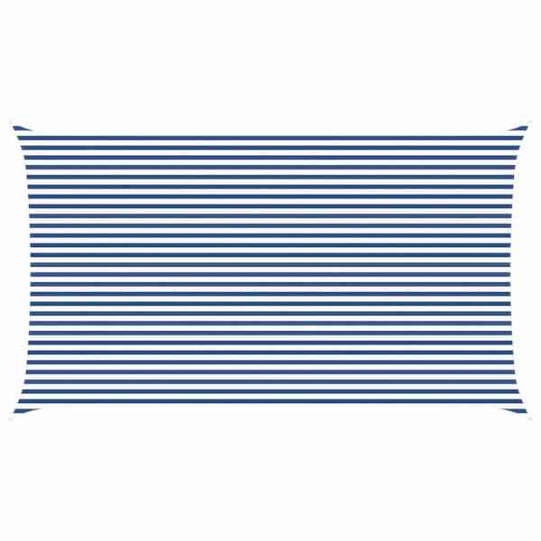 vidaXL P&auml;ikesepuri Sinine ja Valge 7 x 4 m 100% pol&uuml;ester Oxford