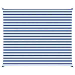 Sluneční plachta Modrá a bílá 6 x 5 m 100% polyester Oxford - obrázek 2