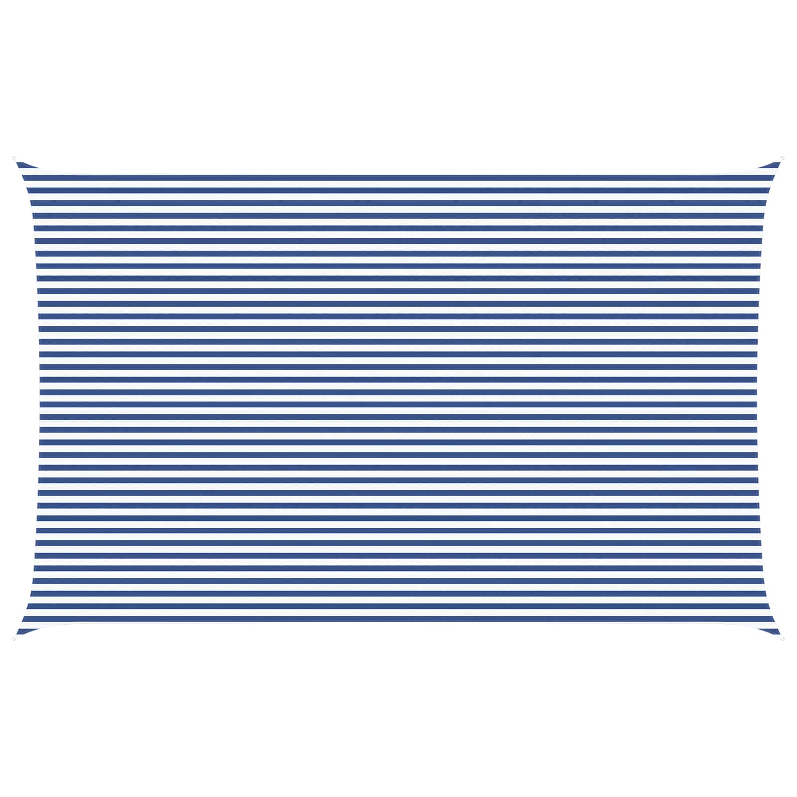 Zonneschaduwzeil Blauw en Wit 8 x 5 m 100% Polyester Oxford image 2