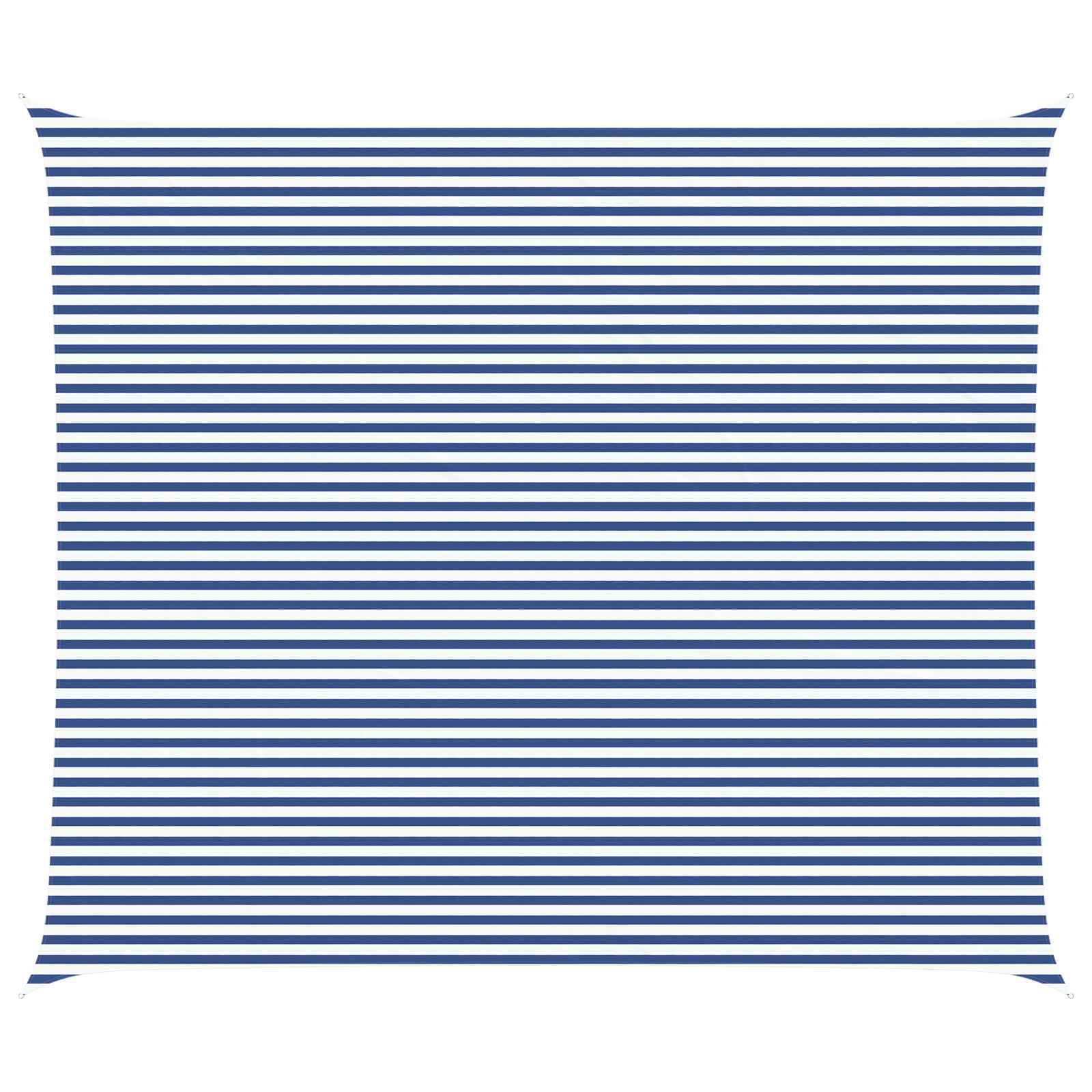 Zonnezeil Blauw en Wit 7 x 6 m 100% Polyester Oxford image 2