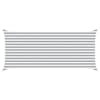 vidaXL P&auml;ikesepuri Helehall ja valge 2 x 4,5 m 100% pol&uuml;ester Oxford
