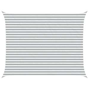 vidaXL P&auml;ikesepuri Helehall ja valge 4,5 x 3,5 m 100% pol&uuml;ester Oxford