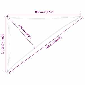 Sluneční plachta Žlutá a bílá 3 x 4 x 5 m 100% polyester Oxford - obrázek 10