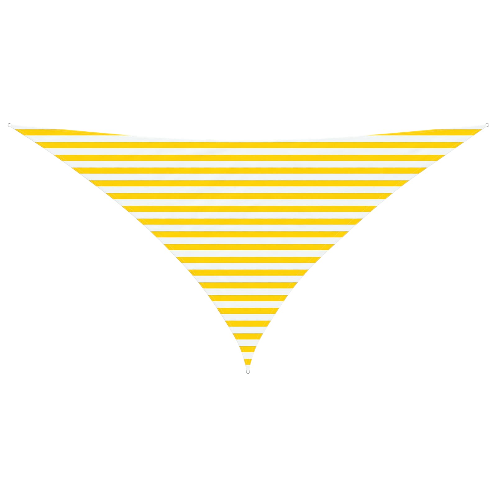 Buiten Zonneschaduwzeil Geel en Wit 3,5 x 3,5 x 4,9 m image 2