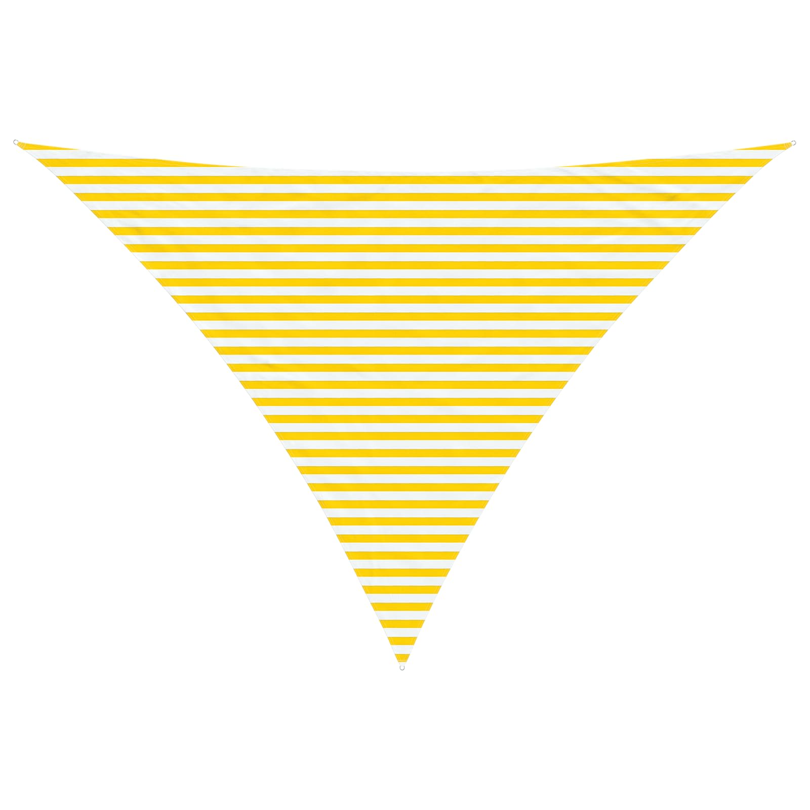 Buiten Zonneschaduwzeil Geel en Wit 5 x 5 x 6 m image 2