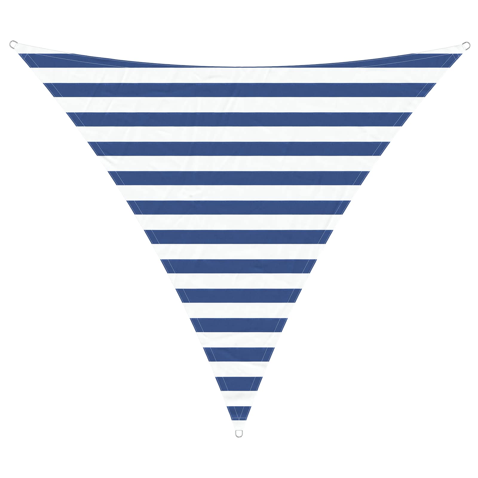 Buiten Zonneschaduwzeil Blauw en Wit 2 x 2 x 2 m image 2