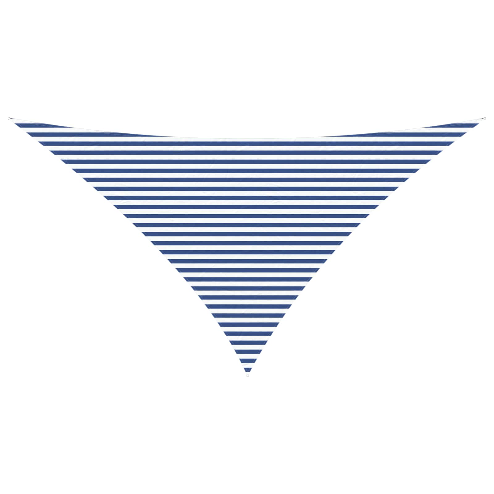 Buiten Zonneschaduwzeil Blauw en Wit 7 x 5 x 5 m image 2