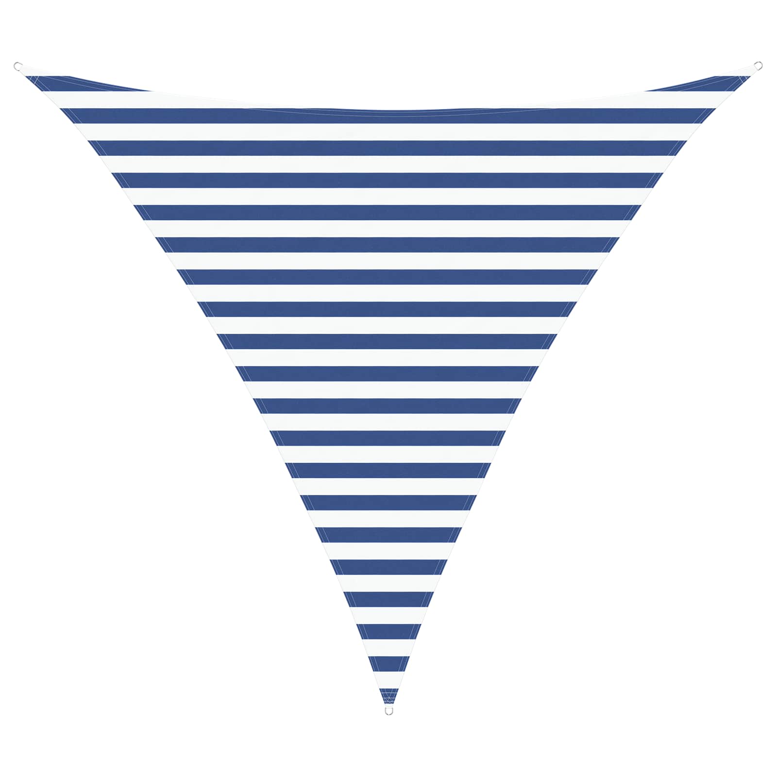 Buiten Zonneschaduwzeil Blauw en Wit 3 x 3 x 3 m image 2