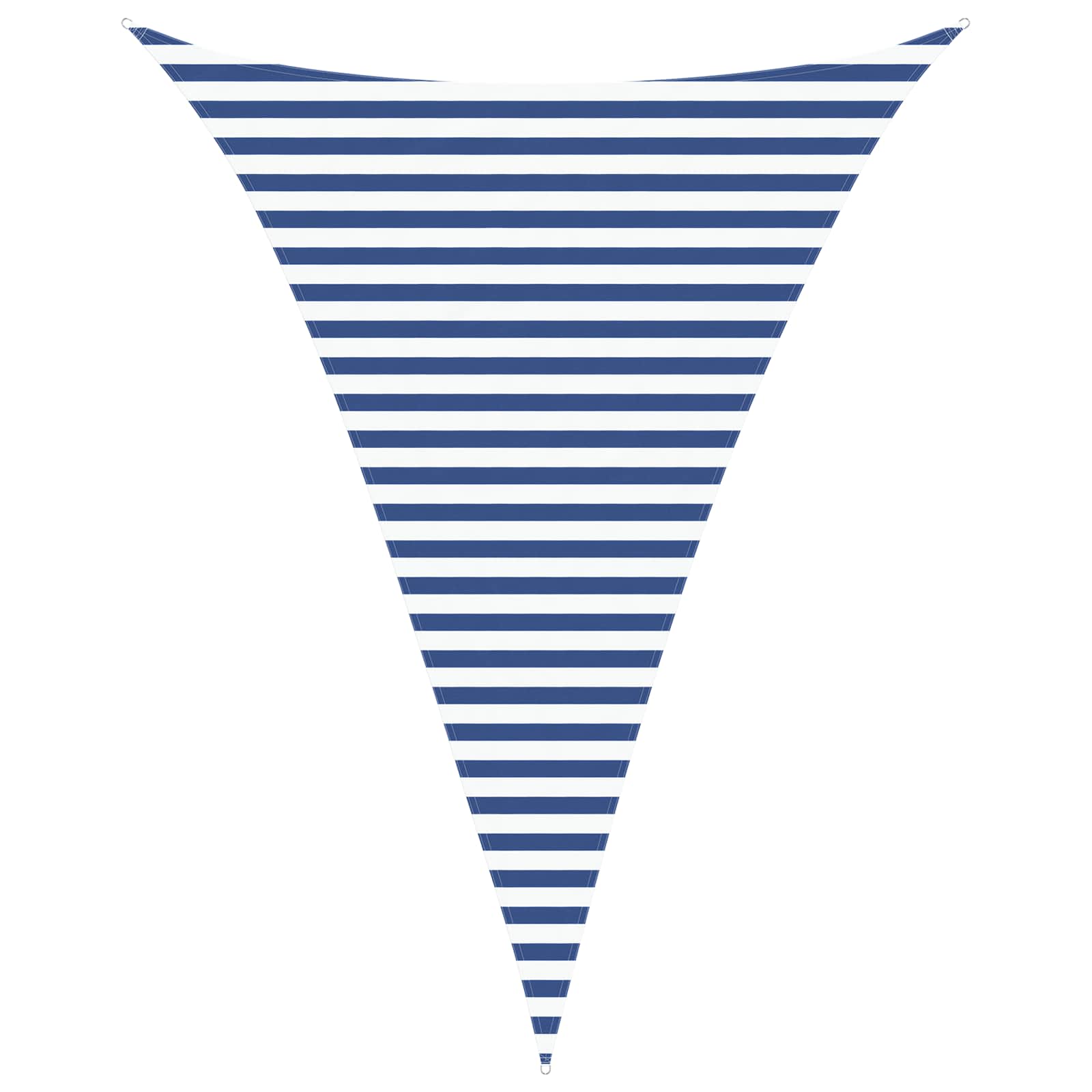 Buiten Zonneschaduwzeil Blauw en Wit 3 x 4 x 4 m image 2