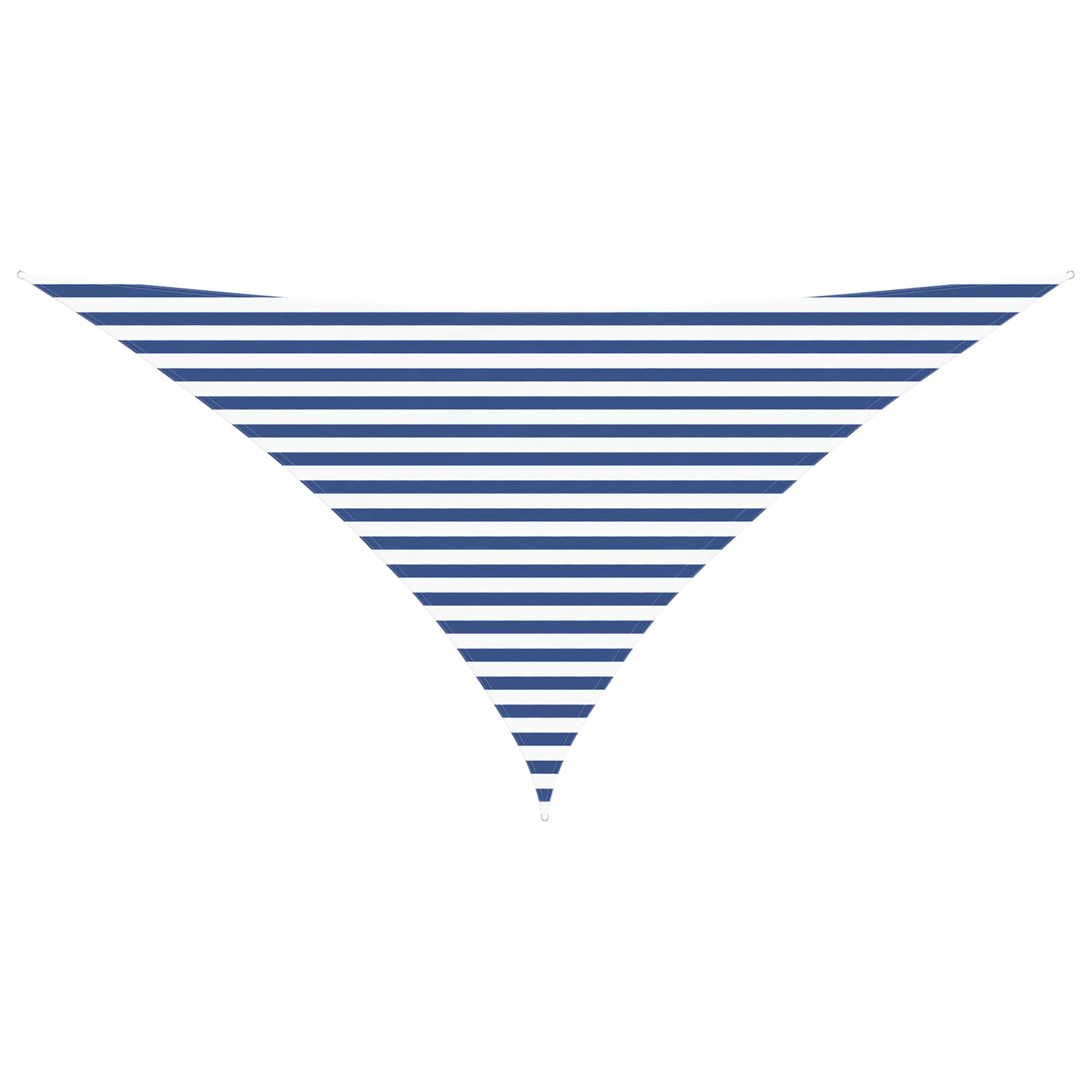 Buiten Zonneschaduwzeil Blauw en Wit 3,5 x 3,5 x 4,9 m image 2