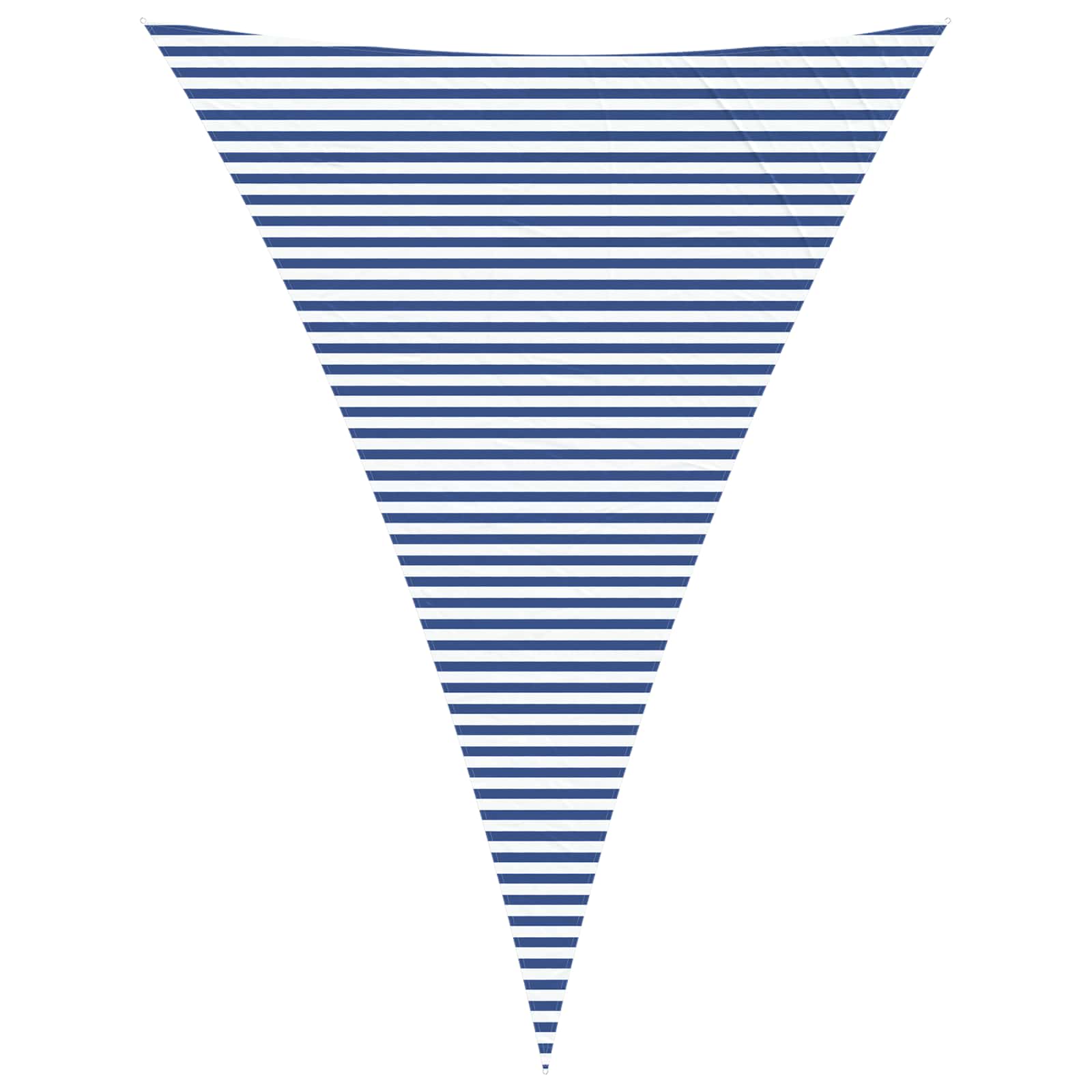 Buiten Zonneschaduwzeil Blauw en Wit 5 x 7 x 7 m image 2