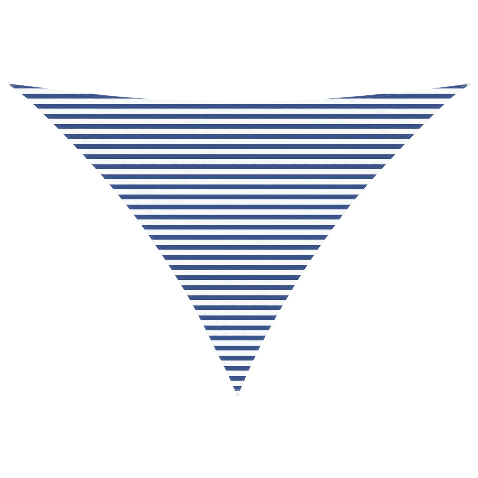 Buiten Zonneschaduwzeil Blauw en Wit 5 x 5 x 6 m image 2