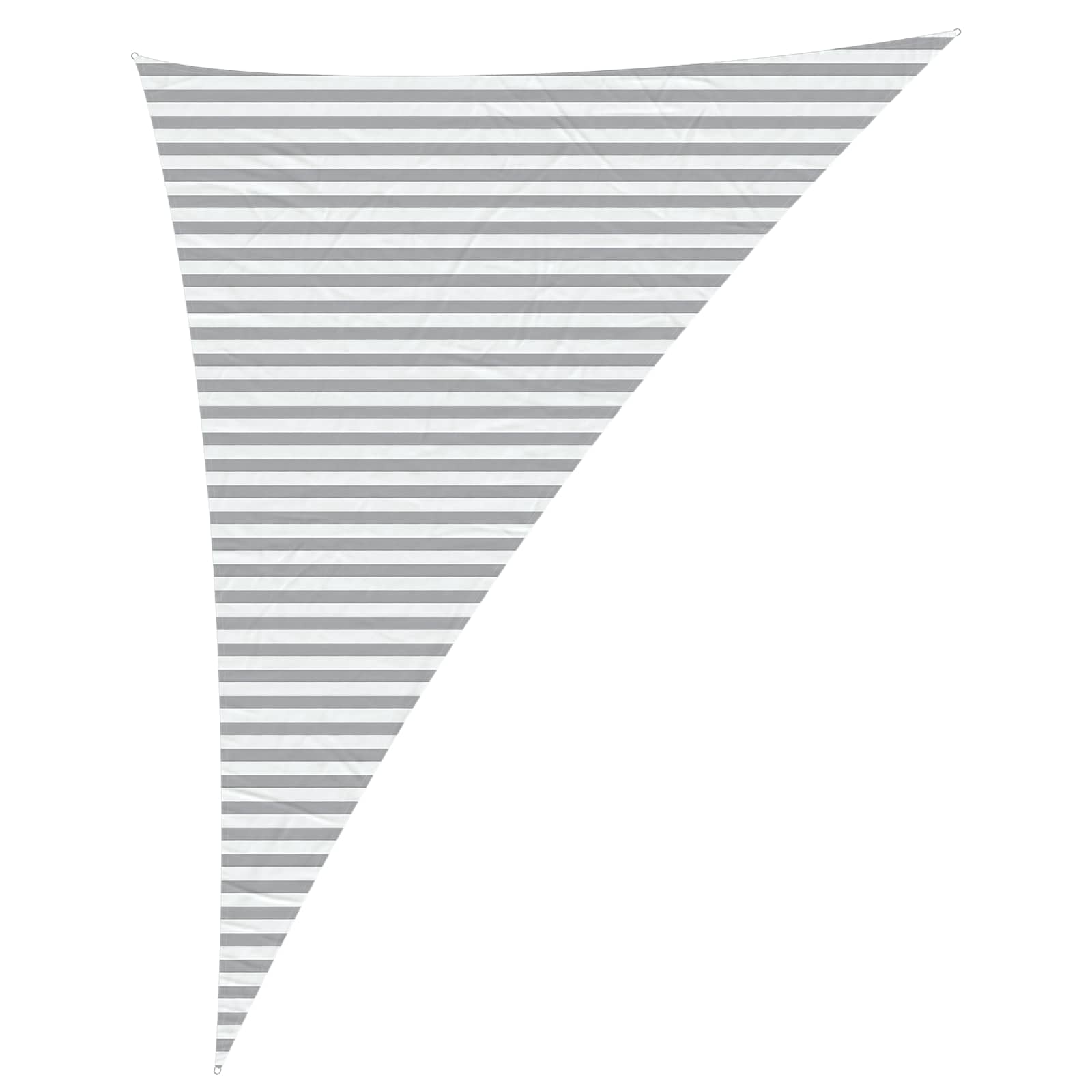 Zonneschaduwzeil Lichtgrijs en wit. 4 x 5 x 6,4 m image 2