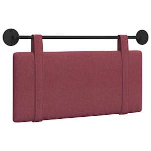 vidaXL Rippuv voodipeats Veinpunane kangas