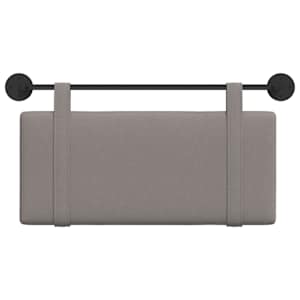 Závěsná čelní deska Nástěnný Taupe 100 x 55 x 5 cm textil - obrázek 5