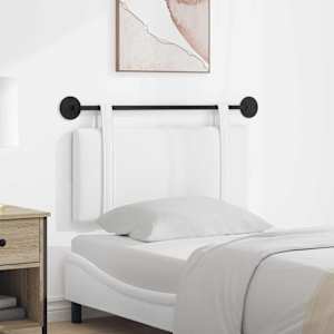 Viseče vzglavje postelje Bela blago