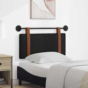 Viseče vzglavje postelje Črna Antikni PU