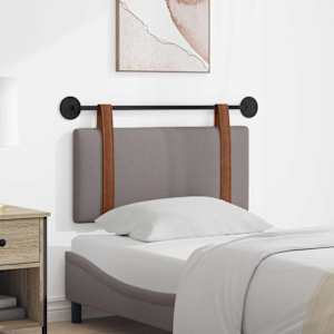 Viseče vzglavje postelje Taupe Antikni PU