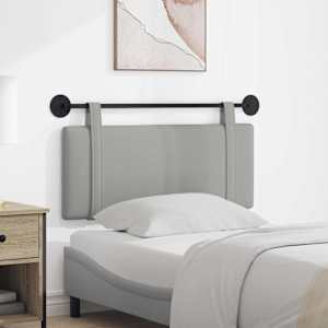 Viseče vzglavje postelje Oblačno siva blago