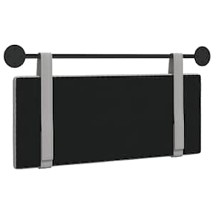 Závěsná čelní deska Oblačno šedá 110 x 55 x 5 cm textil - obrázek 7