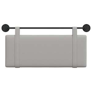 Závěsná čelní deska Oblačno šedá 110 x 55 x 5 cm textil - obrázek 5