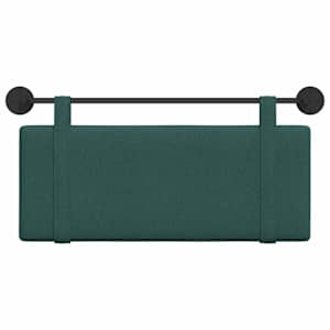 Závěsná čelní deska Tmavě zelená 110 x 55 x 5 cm textil - obrázek 5