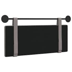 Závěsná čelní deska Nástěnný Taupe 110 x 55 x 5 cm textil - obrázek 7