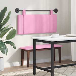 Závěsná čelní deska Nástěnný Růžová 110 x 55 x 5 cm textil - obrázek 4