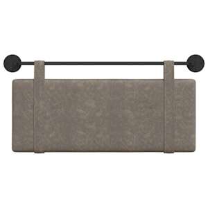 Závěsná čelní deska Nástěnný Šedý 110 x 55 x 5 cm Antický PU - obrázek 5