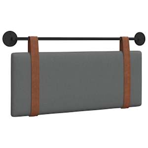 Závěsná čelní deska Tmavě šedá 110 x 55 x 5 cm Antický PU - obrázek 2