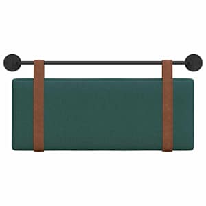 Závěsná čelní deska Tmavě zelená 110 x 55 x 5 cm Antický PU - obrázek 5