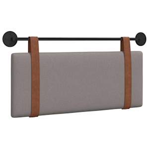 Závěsná čelní deska Nástěnný Taupe 110 x 55 x 5 cm Antický PU - obrázek 2