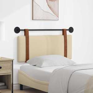 Viseče vzglavje postelje krema Antikni PU