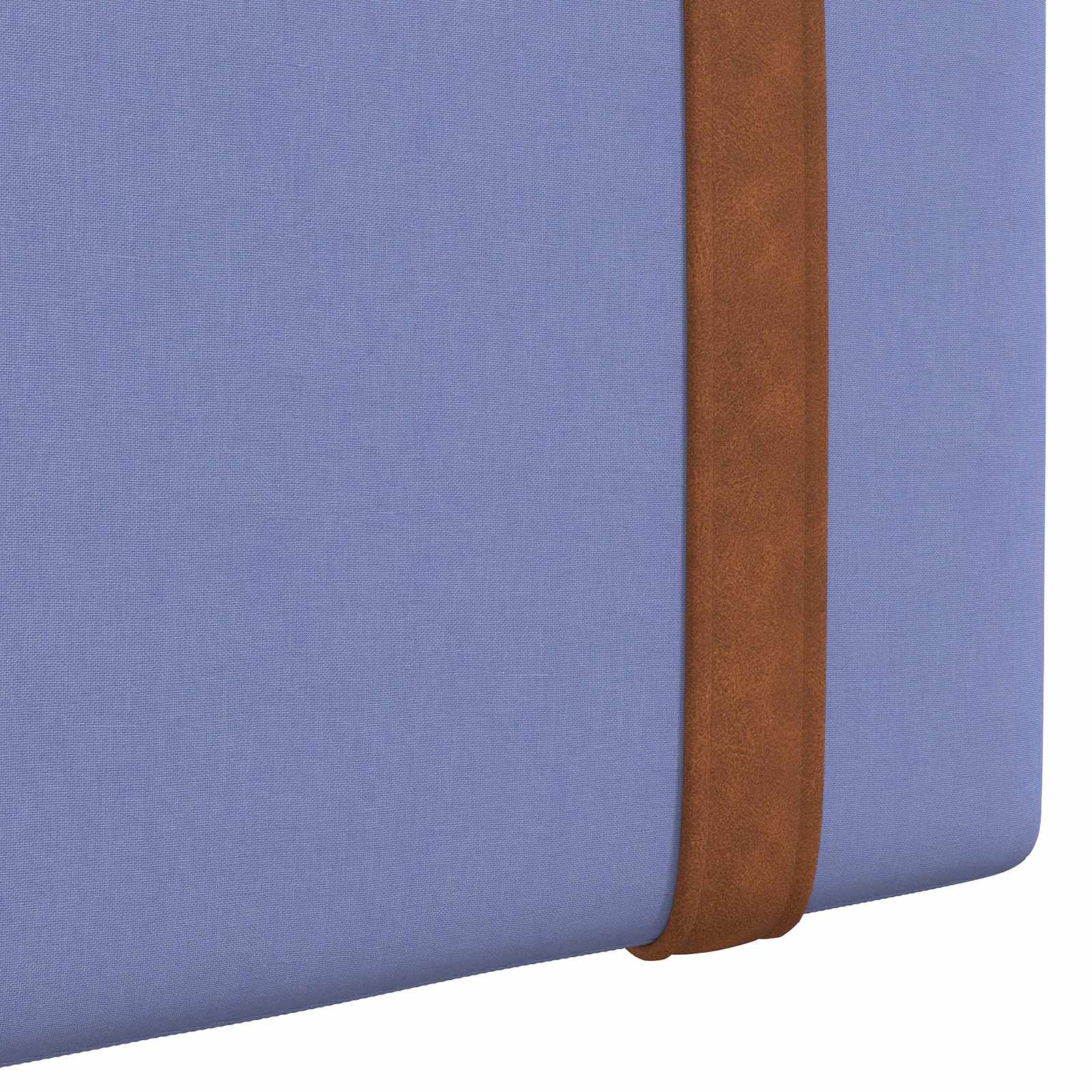 vidaXL Hängevorderseite Uni Jeans blau 110 x 55 x 5 cm Antikes PU – Bild 8