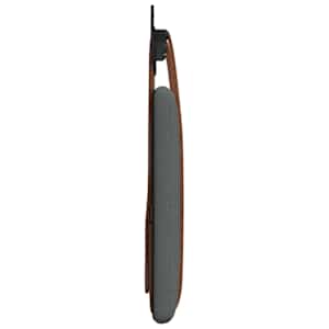 Závěsná čelní deska Tmavě šedá 130 x 55 x 5 cm Antický PU - obrázek 6