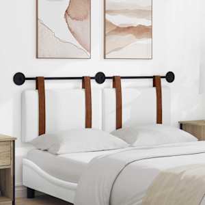 Viseče vzglavje postelje Bela Antikni PU