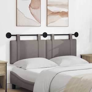 Viseče vzglavje postelje Taupe Blago