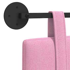 Závěsné čelo postele Růžová Textil - obrázek 9