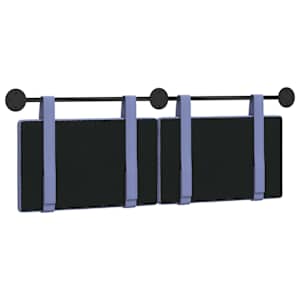 Závěsná čelní deska Modrá džínovina 150 x 55 x 5 cm textil - obrázek 7