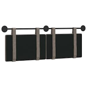Závěsná čelní deska Nástěnný Šedý 150 x 55 x 5 cm Antický PU - obrázek 7