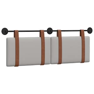 Závěsná čelní deska Oblačno šedá 150 x 55 x 5 cm Antický PU - obrázek 2