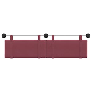 Závěsná čelní deska Víno Červené 170 x 55 x 5 cm textil - obrázek 5