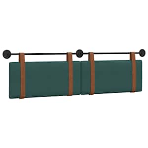 Závěsná čelní deska Tmavě zelená 170 x 55 x 5 cm Antický PU - obrázek 2