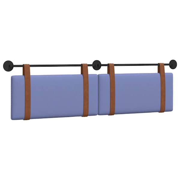 vidaXL Rippuv voodipeats Jeans sinine Antiik PU
